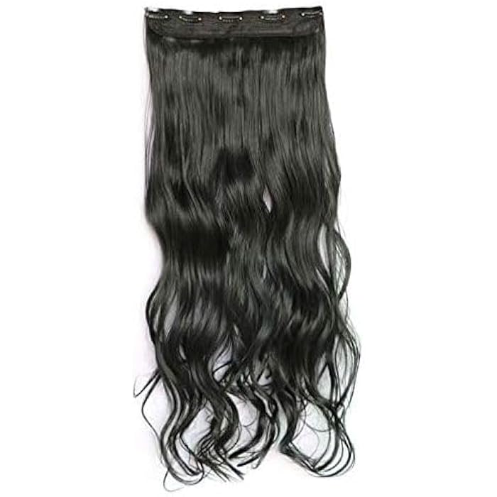 DILLARDS Extention Thermal Washable And Individual With Iron Black Made Of Synthetic Fibers With Clips For Easy Installation - Image 1